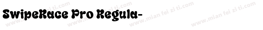 SwipeRace Pro Regula字体转换